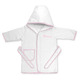 Children's White Hooded Velour Robe Image 3 of 3